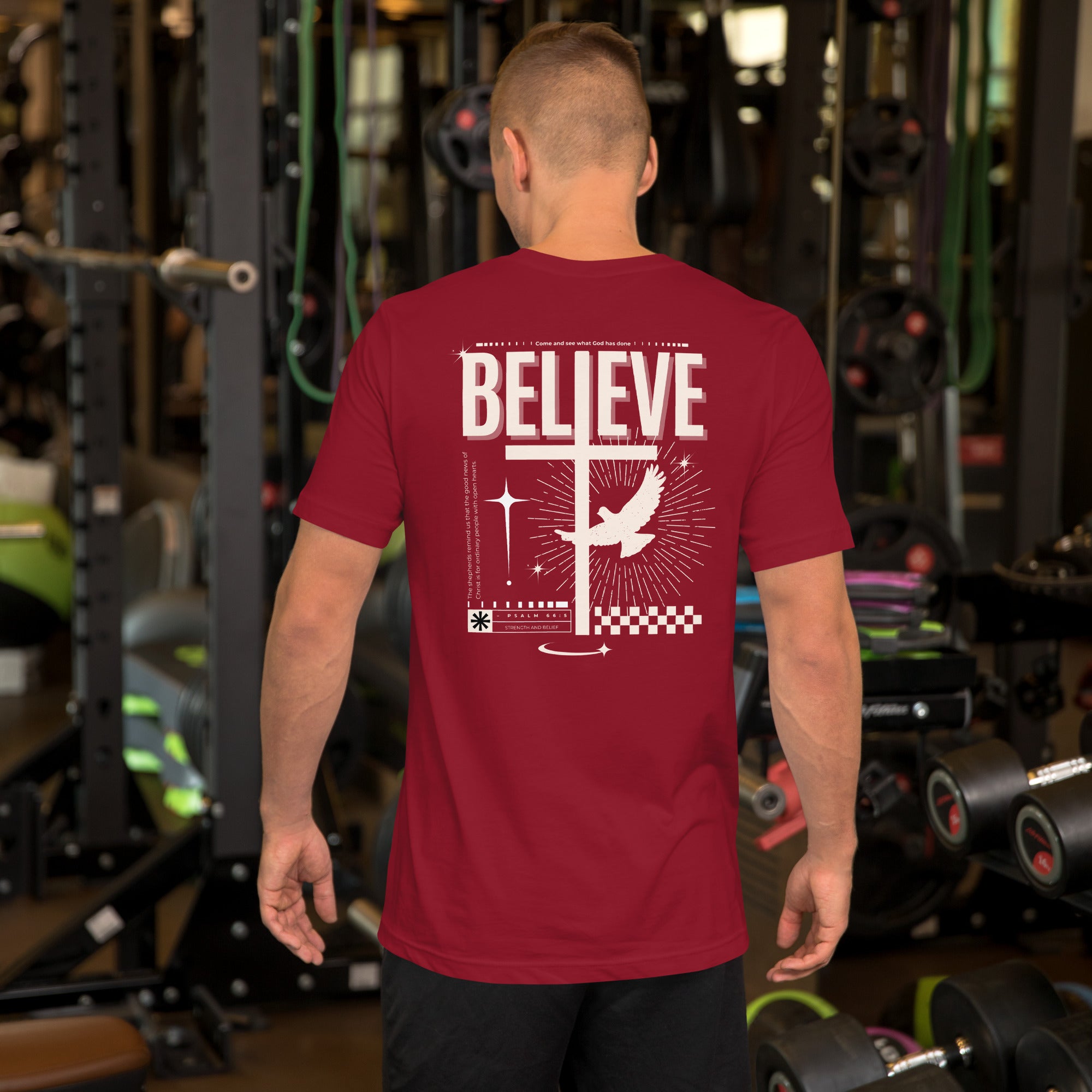 Believe Back Biblical Back T-shirt | – RB Designa Co