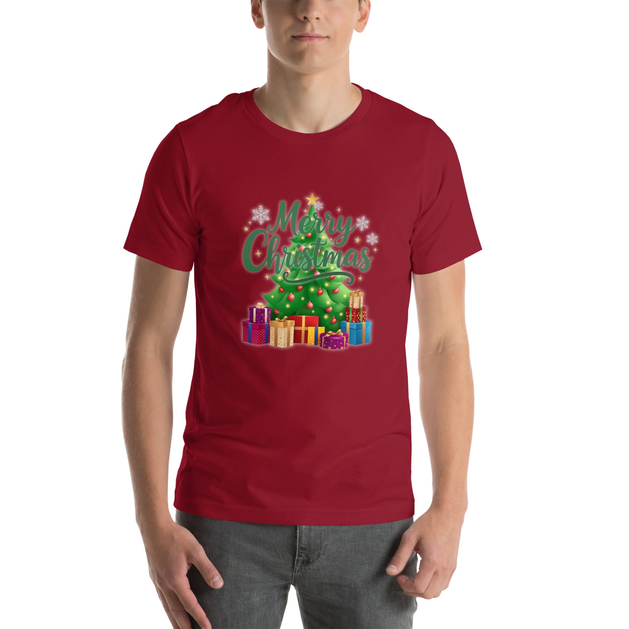 Merry Christmas Green Teen T-shirt | – RB Designa Co