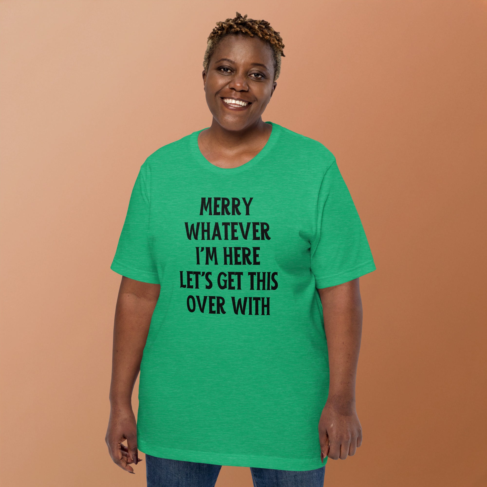 Get This Over With Light Anti-Christmas / Bah Humbug T-shirt | – RB Designa Co