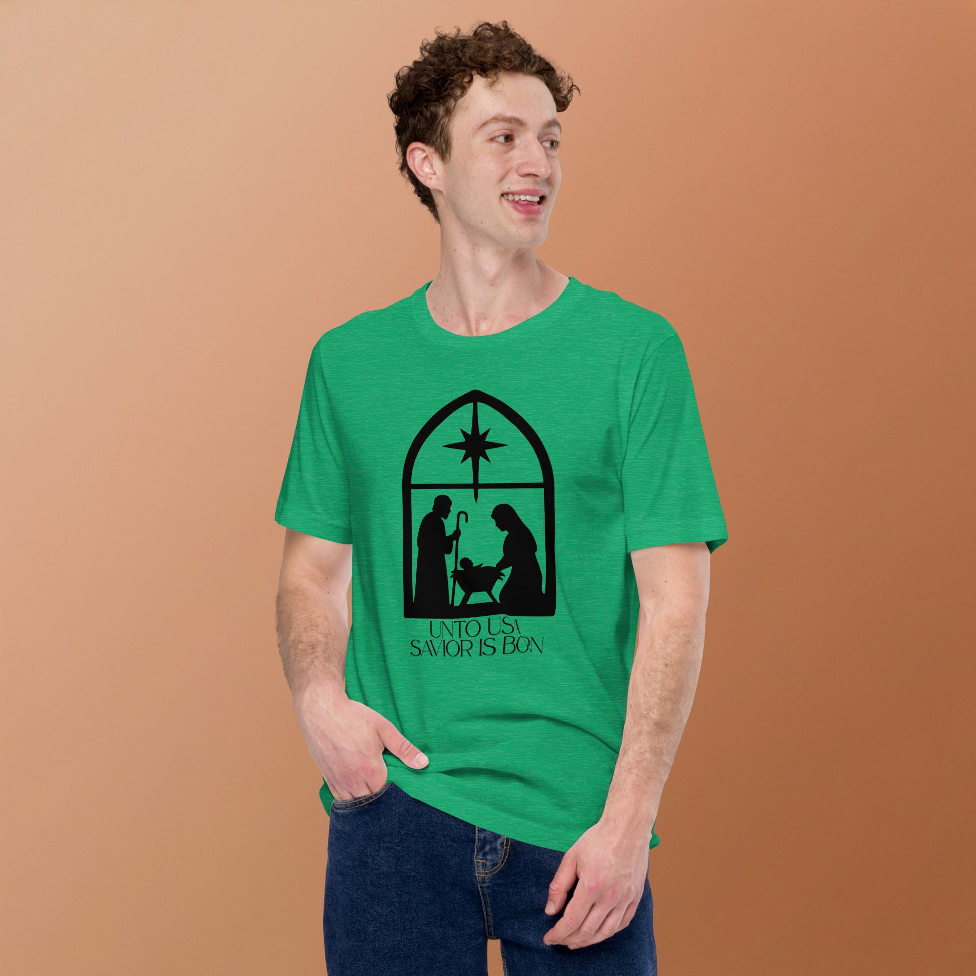 Savior Is Born White Biblical T-Shirt | – RB Designa Co