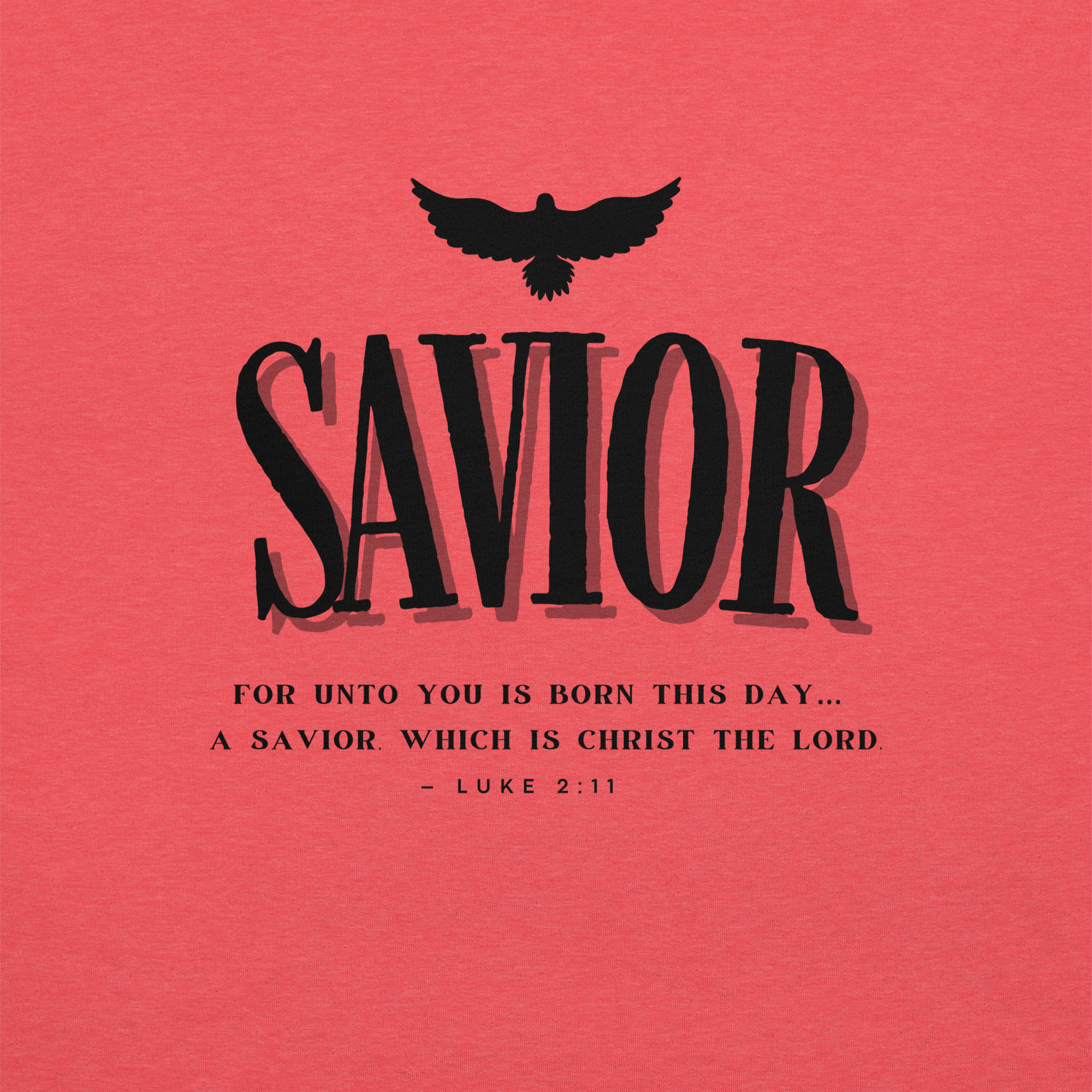 Savior Back Light Biblical T-shirt