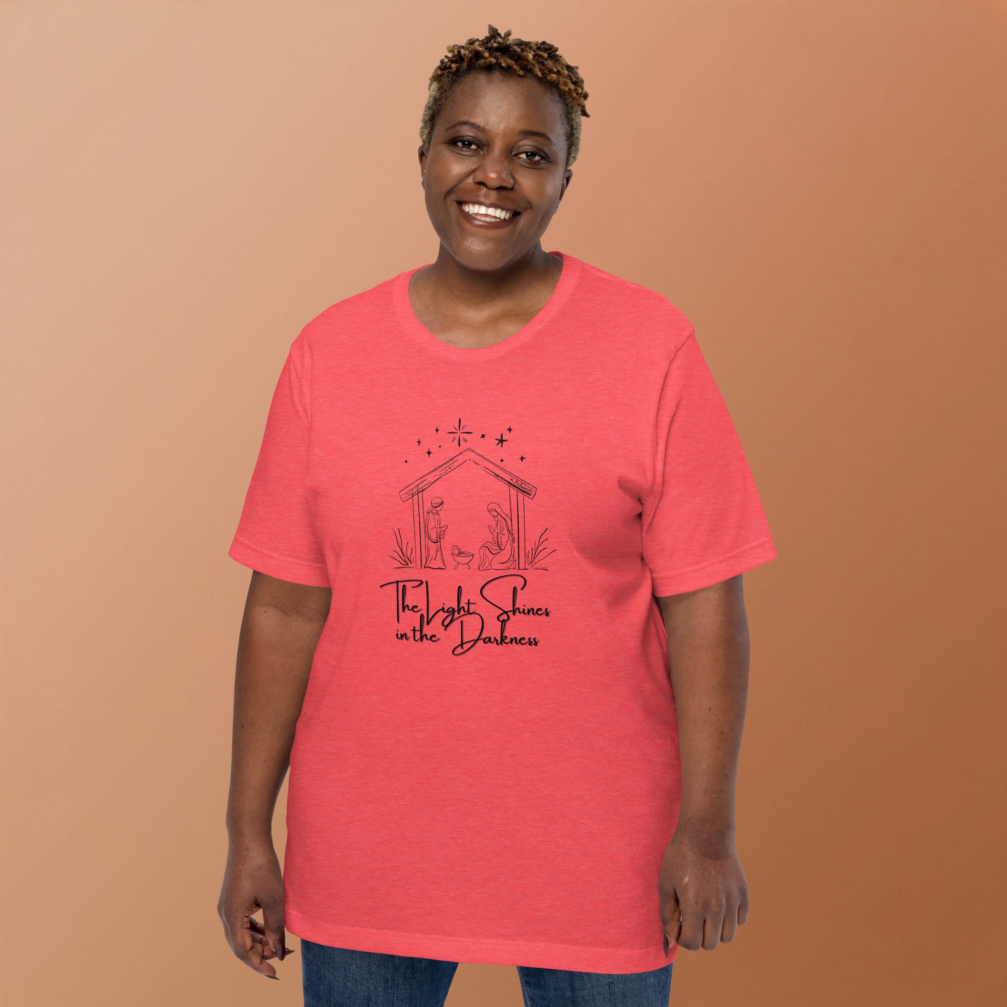 Light In Darkness Biblical T-shirt | – RB Designa Co