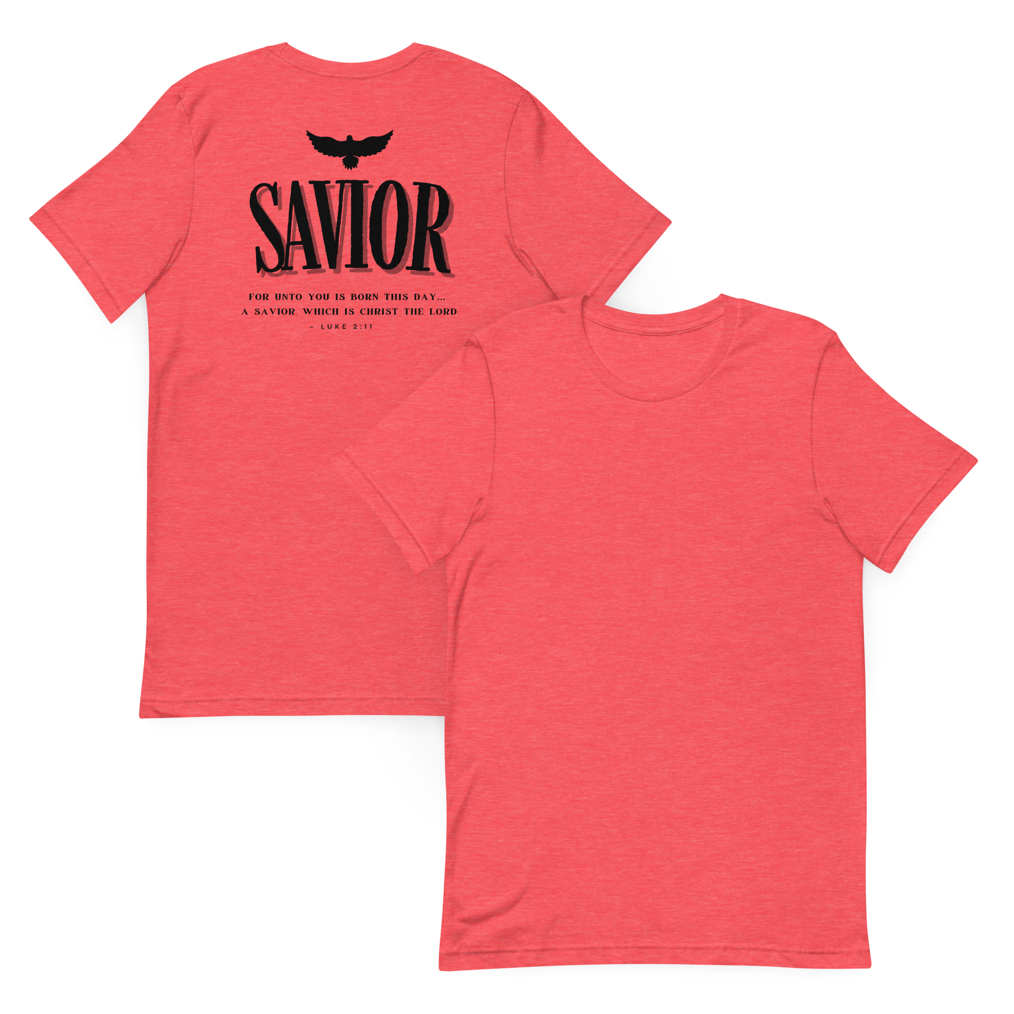 Savior Back Light Biblical T-shirt