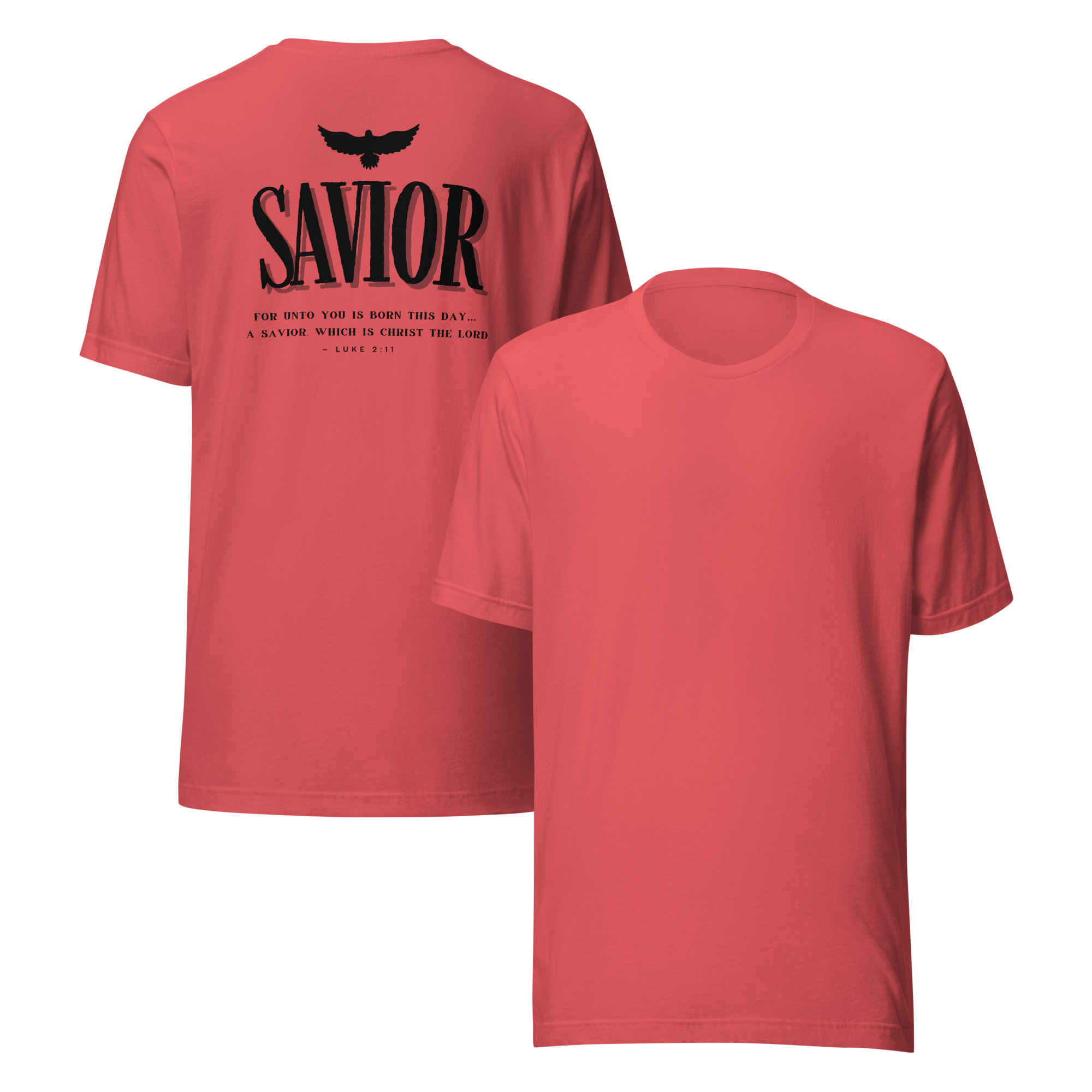 Savior Back Light Biblical T-shirt