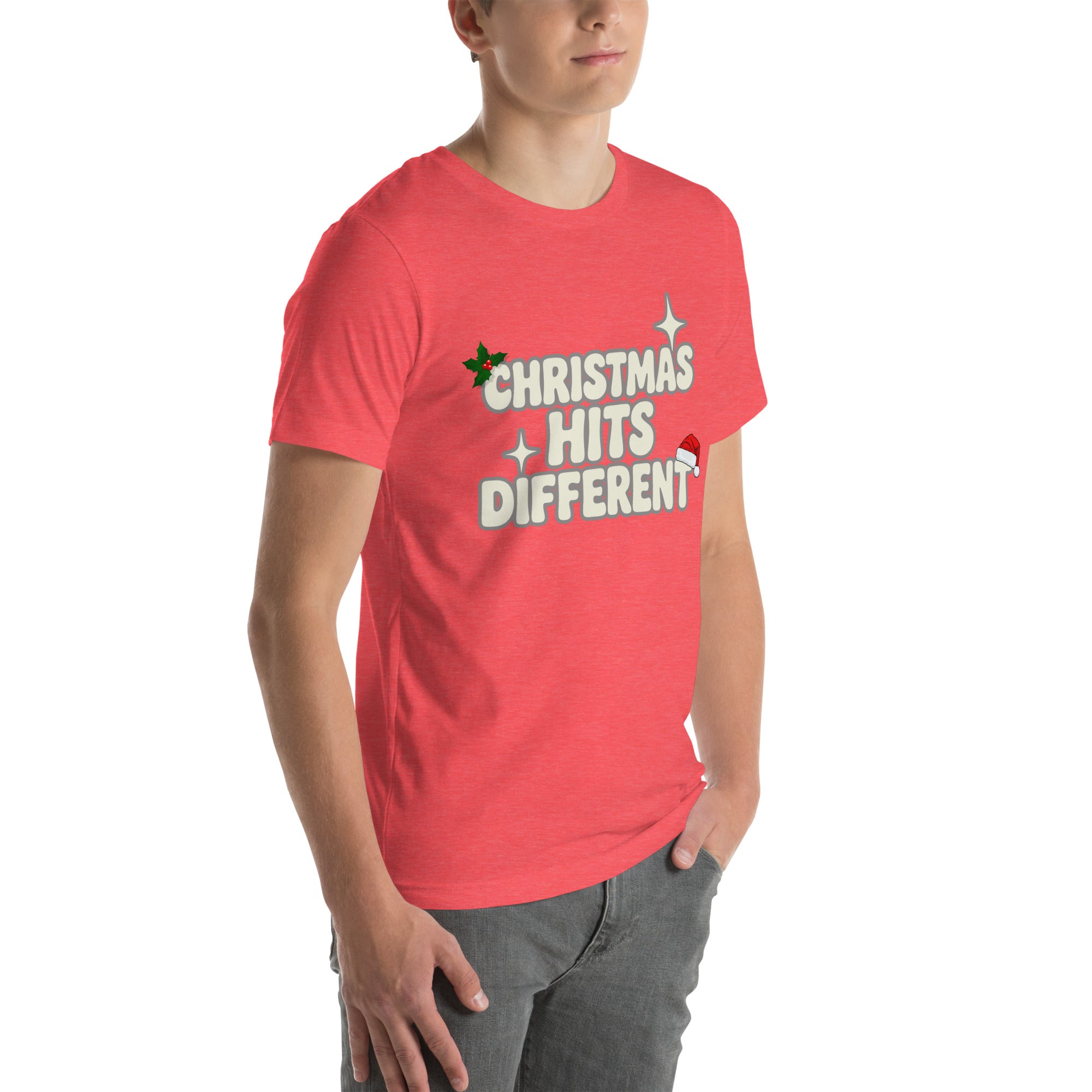Christmas Hits Different Teen T-shirt | – RB Designa Co