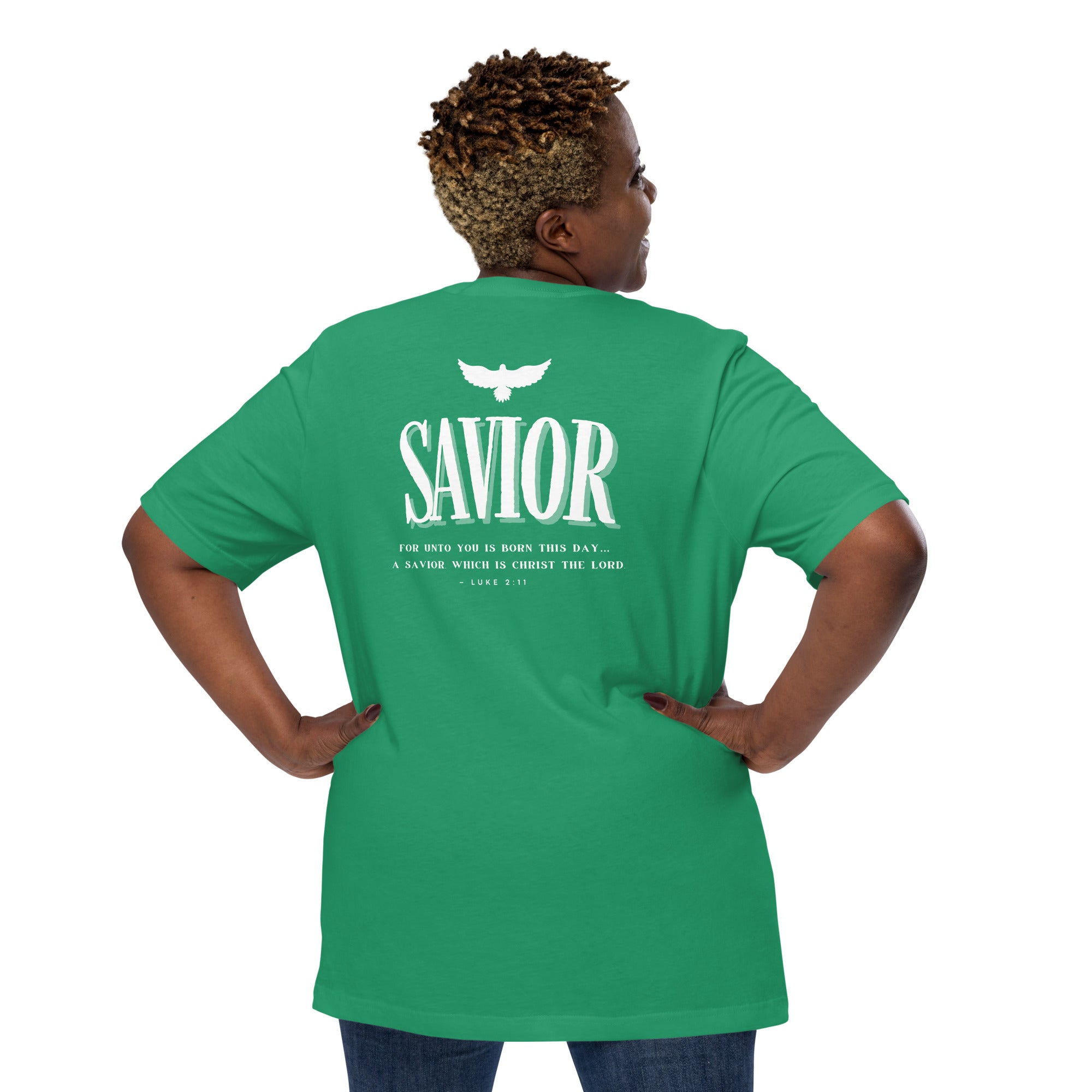 Savior Back Biblical Back T-shirt | β RB Designa Co