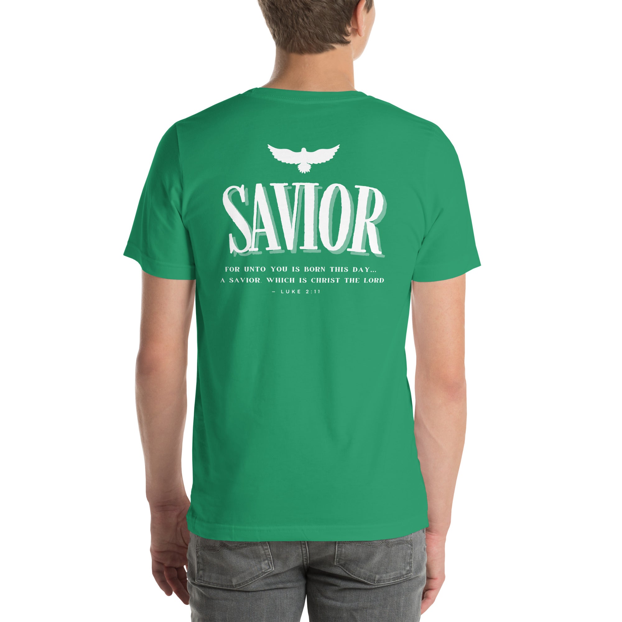 Savior Back Biblical Back T-shirt | β RB Designa Co