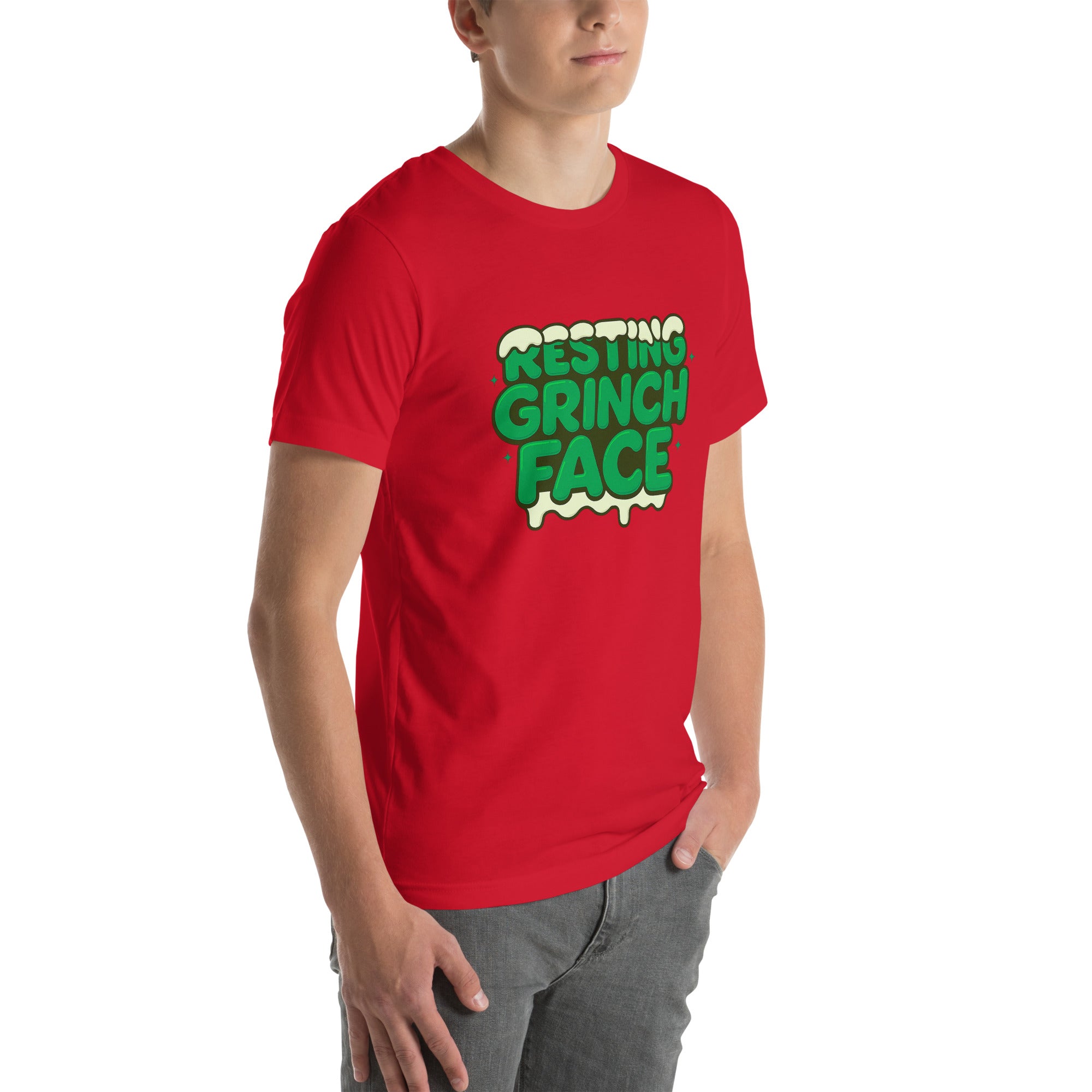 Resting Grinch Face Anti-Christmas / Bah Humbug T-shirt | – RB Designa Co