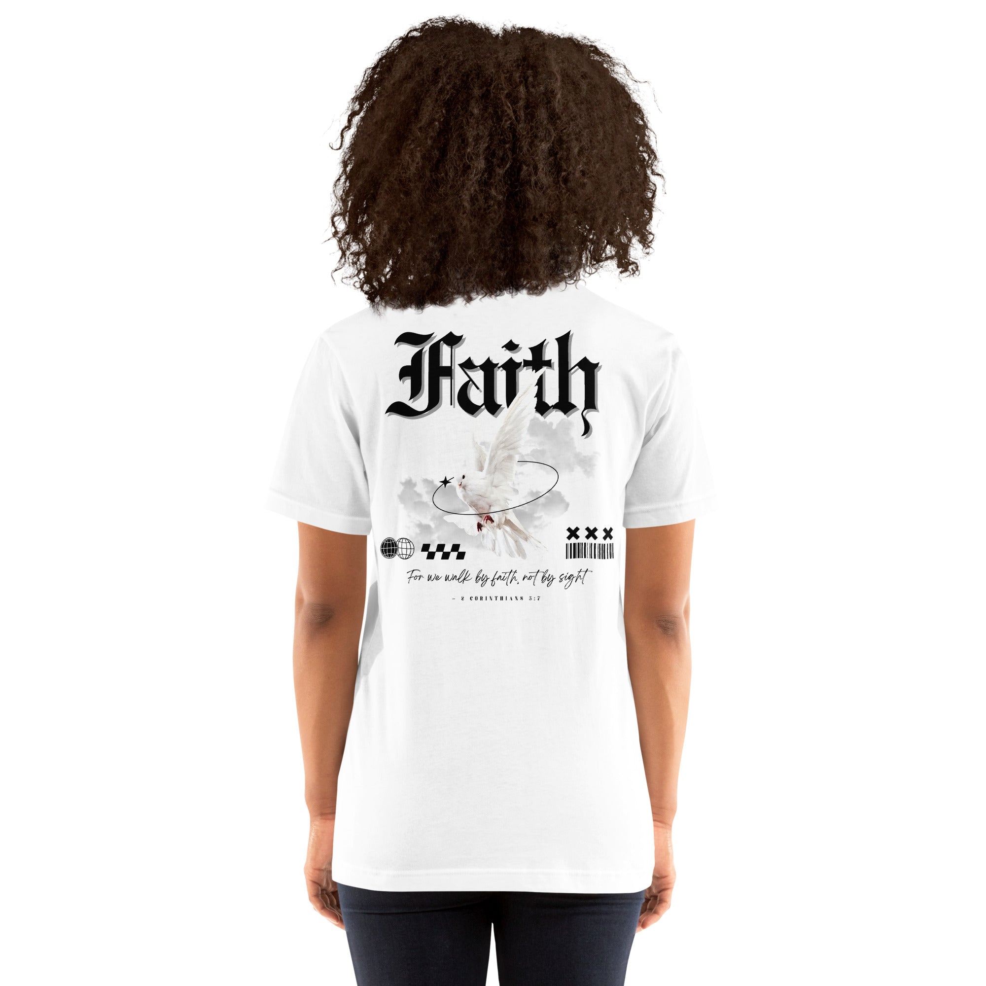 Faith Back Light Biblical T-shirt | β RB Designa Co
