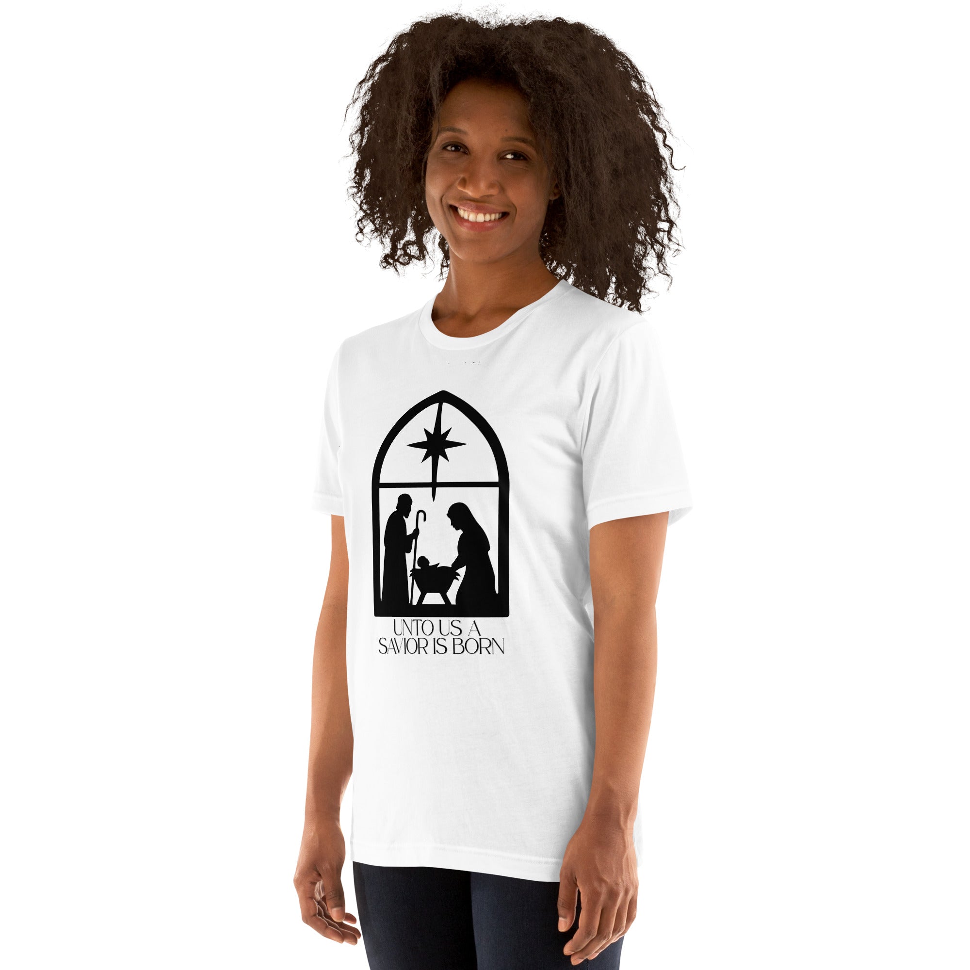 Savior is Born Biblical T-shirt | – RB Designa Co