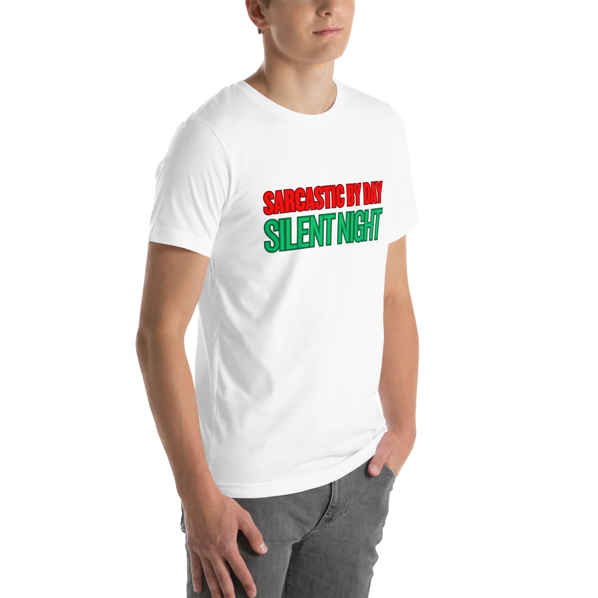 Sarcastic Silent Night Anti-Christmas / Bah Humbug T-shirt | – RB Designa Co