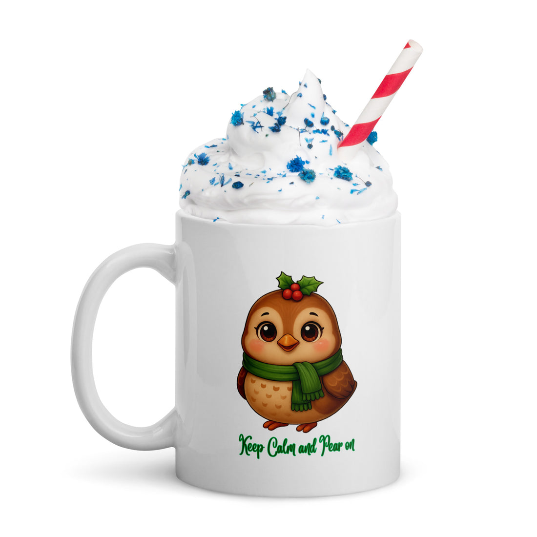 Cute Owl Scarf Kids White Mug | – RB Designa Co
