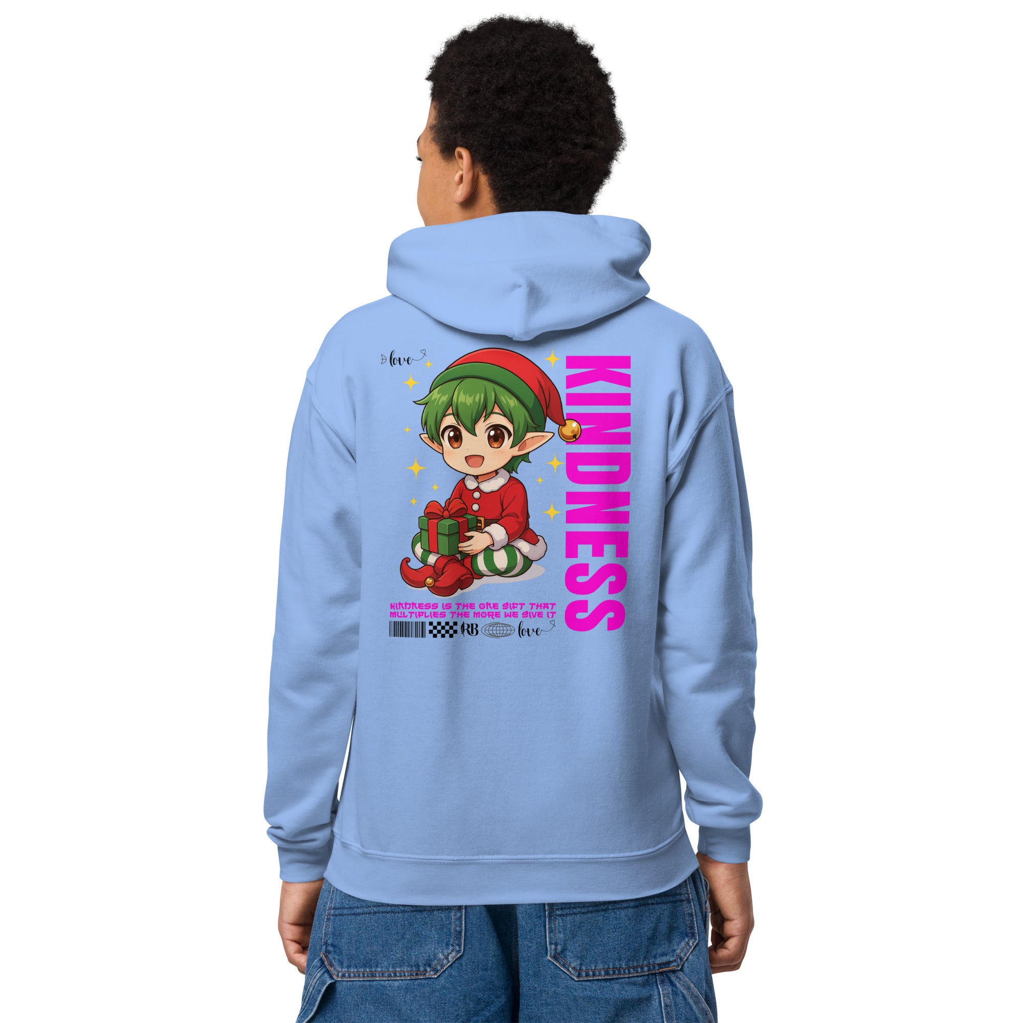 "Kindness"- Black | Youth Hoodie | – RB Designa Co