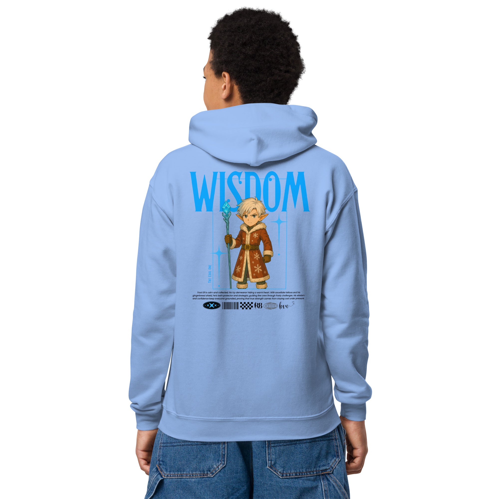 "Wisdom"- Black | Youth Hoodie | – RB Designa Co