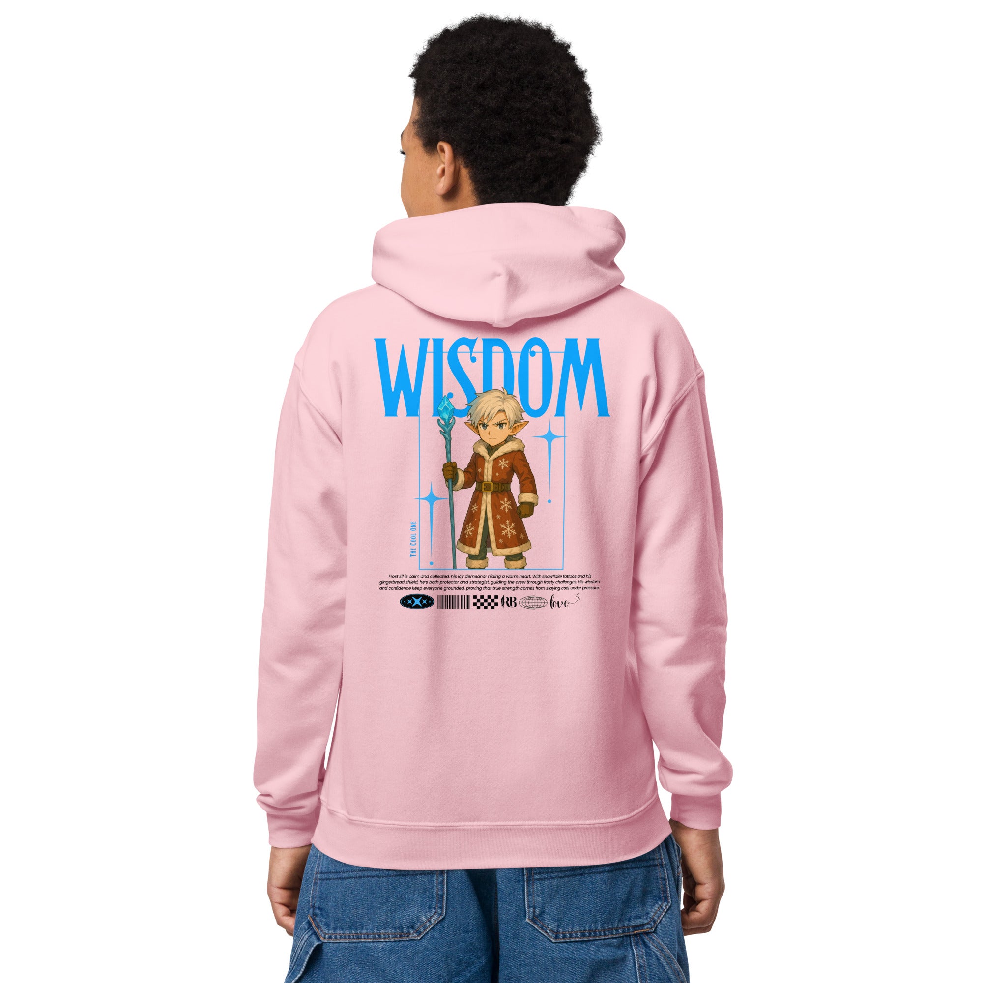 "Wisdom"- Black | Youth Hoodie | – RB Designa Co