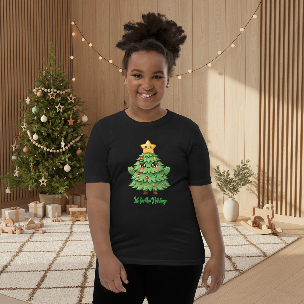 Star Topped Christmas Tree Christmas Tee | Festive Holiday Wear | Soft Cotton Shirt | – RB Designa Co