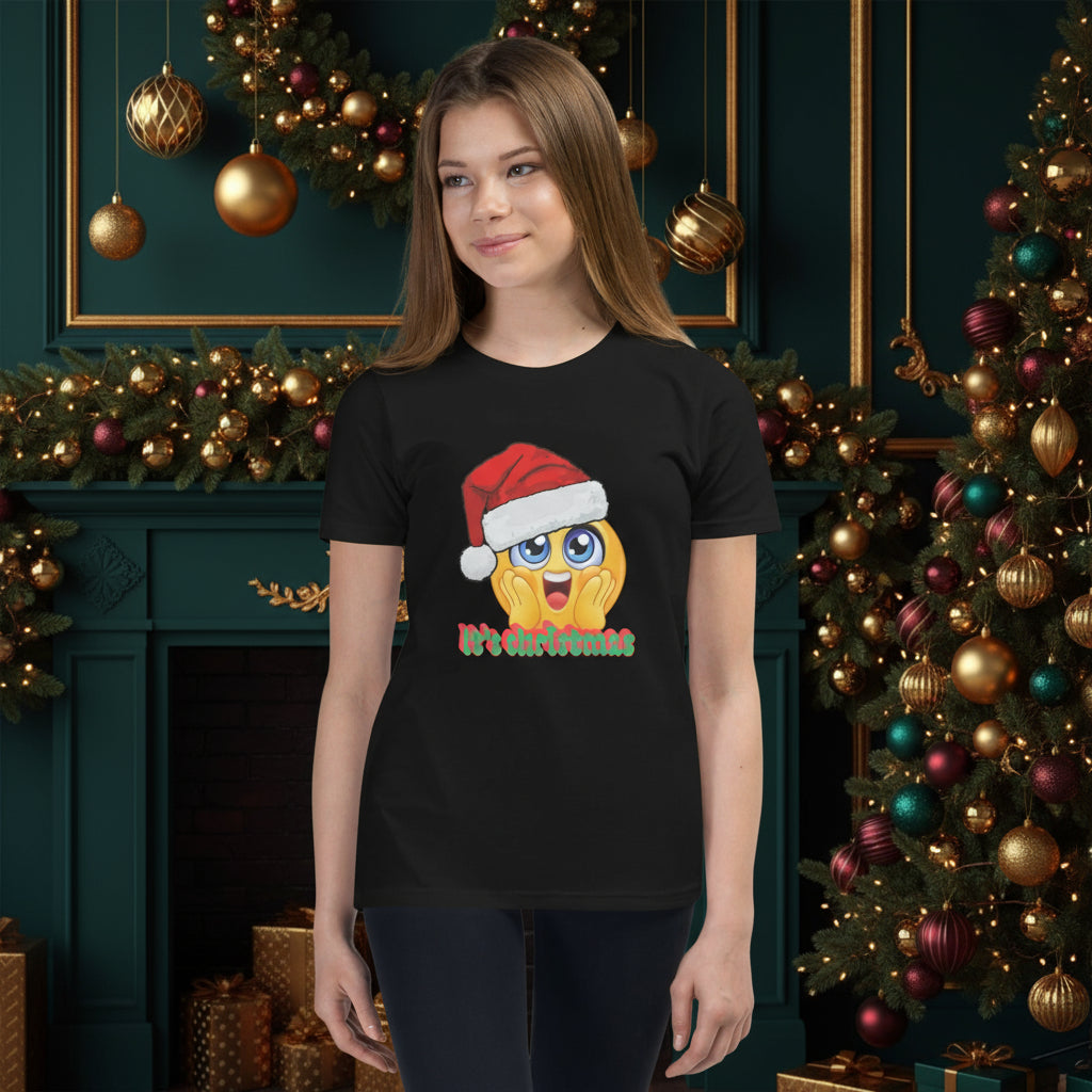 Emoji Santa Hat Kids & Babies T-shirt | – RB Designa Co