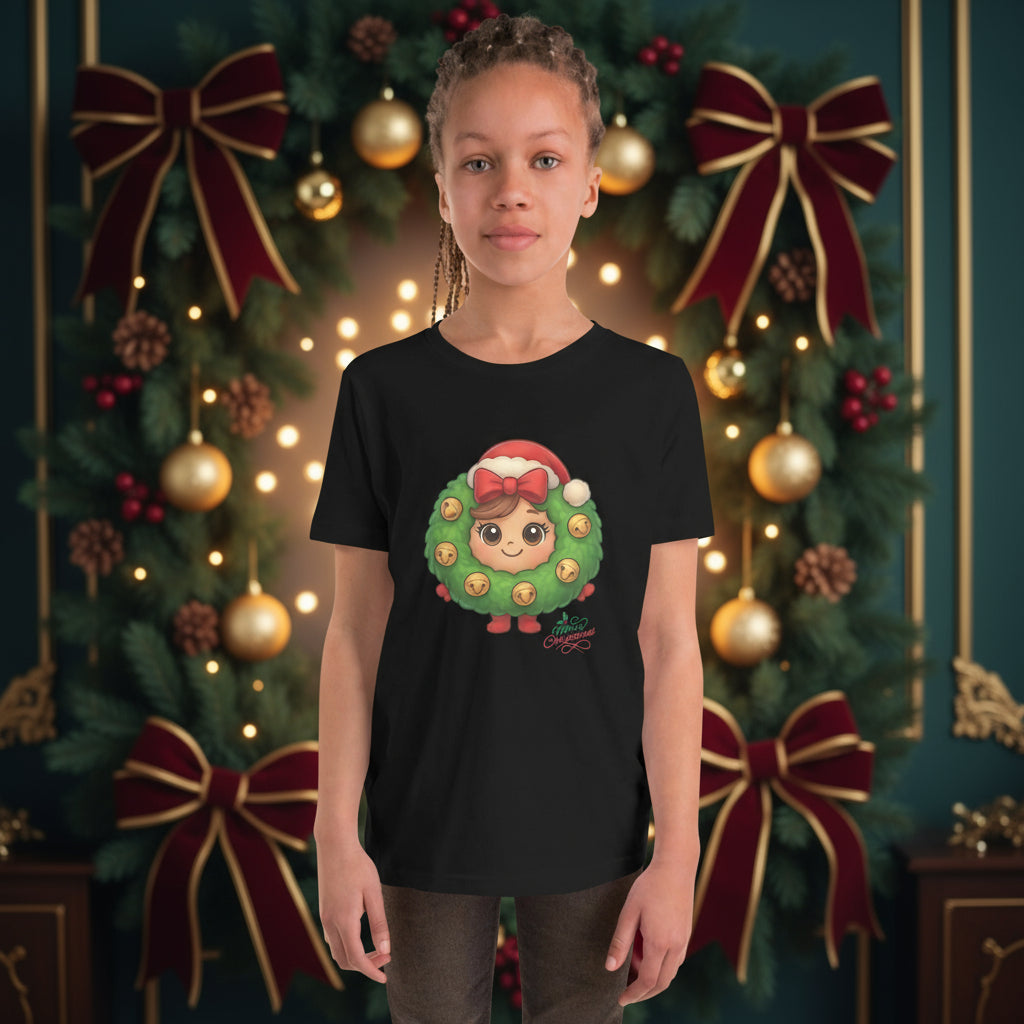 Christmas Wreath Head Kids & Babies T-shirt | – RB Designa Co