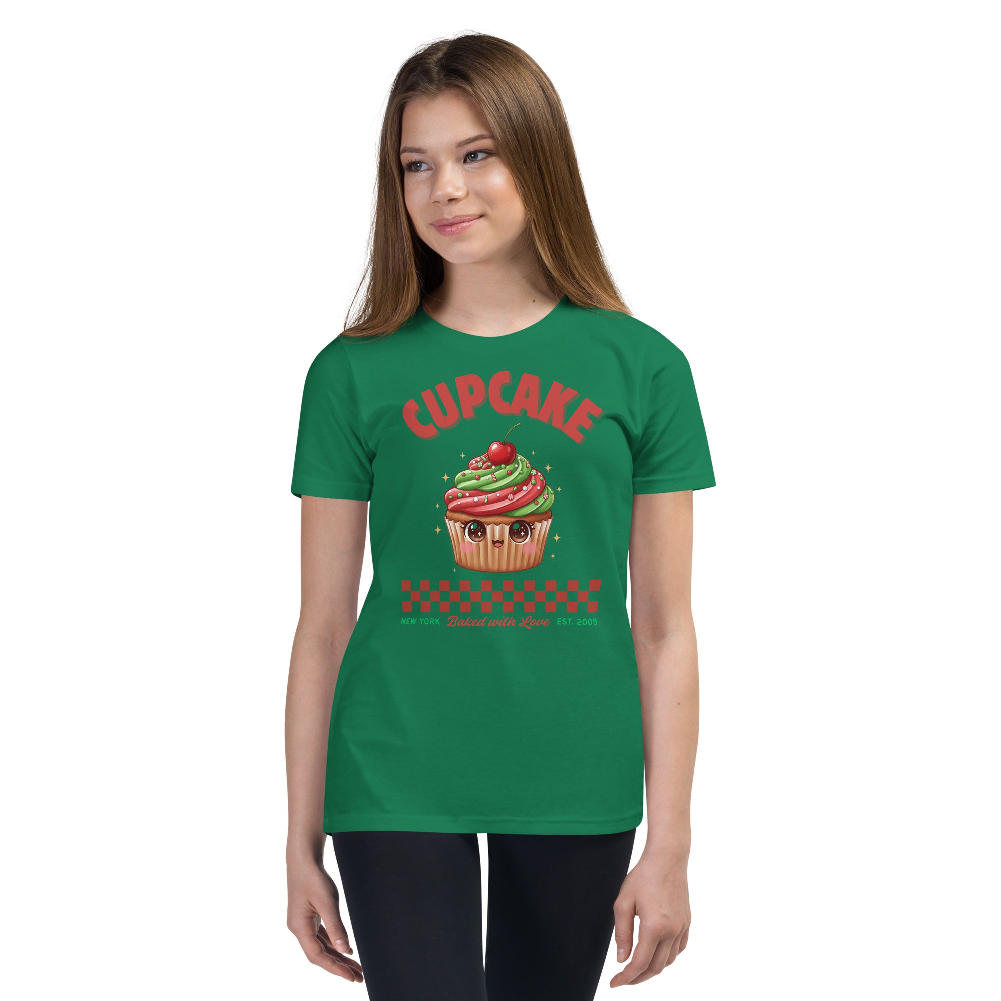 Cupcake: Baked With Love | Youth Short Sleeve T-Shirt | – RB Designa Co