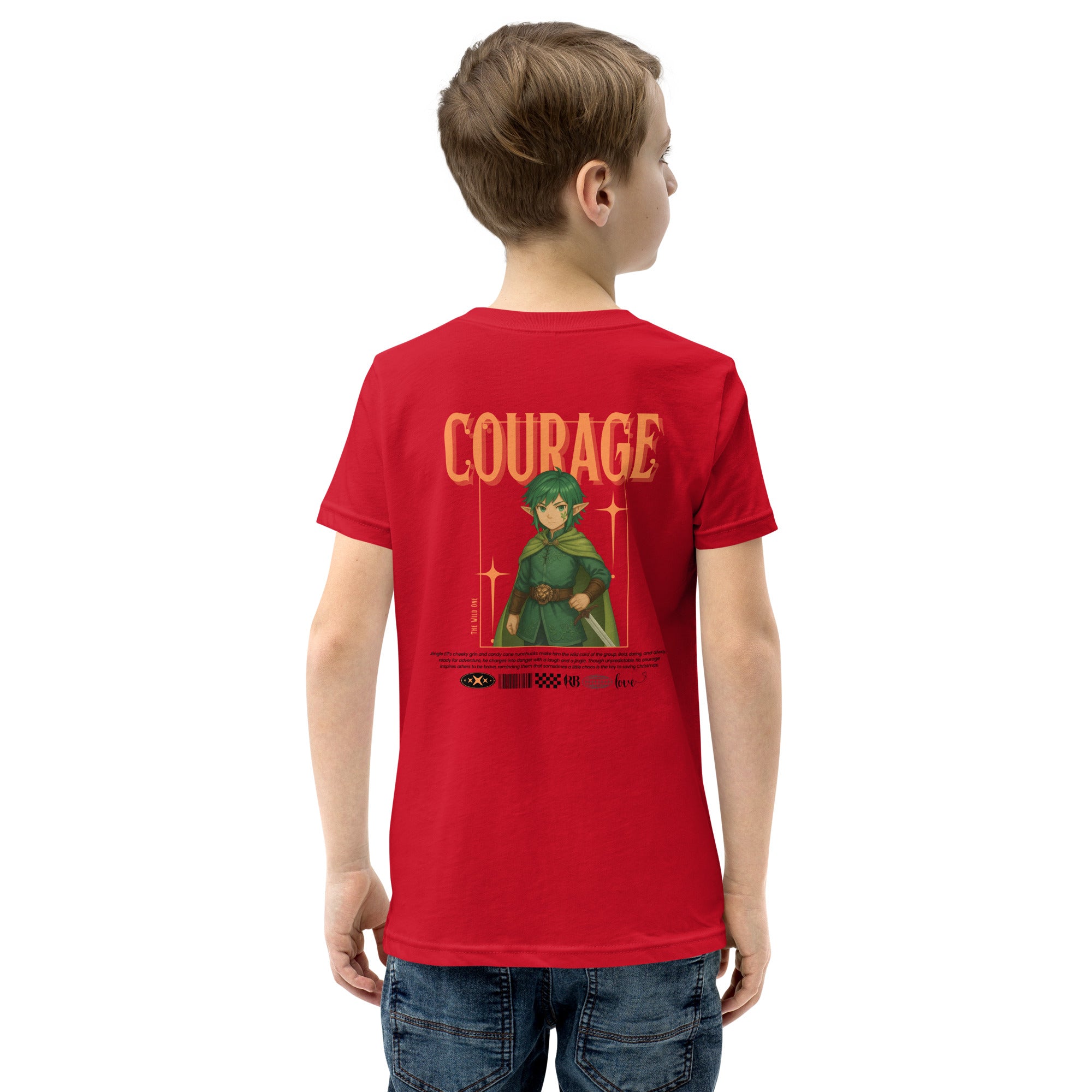 "Courage" | Youth Short Sleeve T-Shirt | Black | – RB Designa Co
