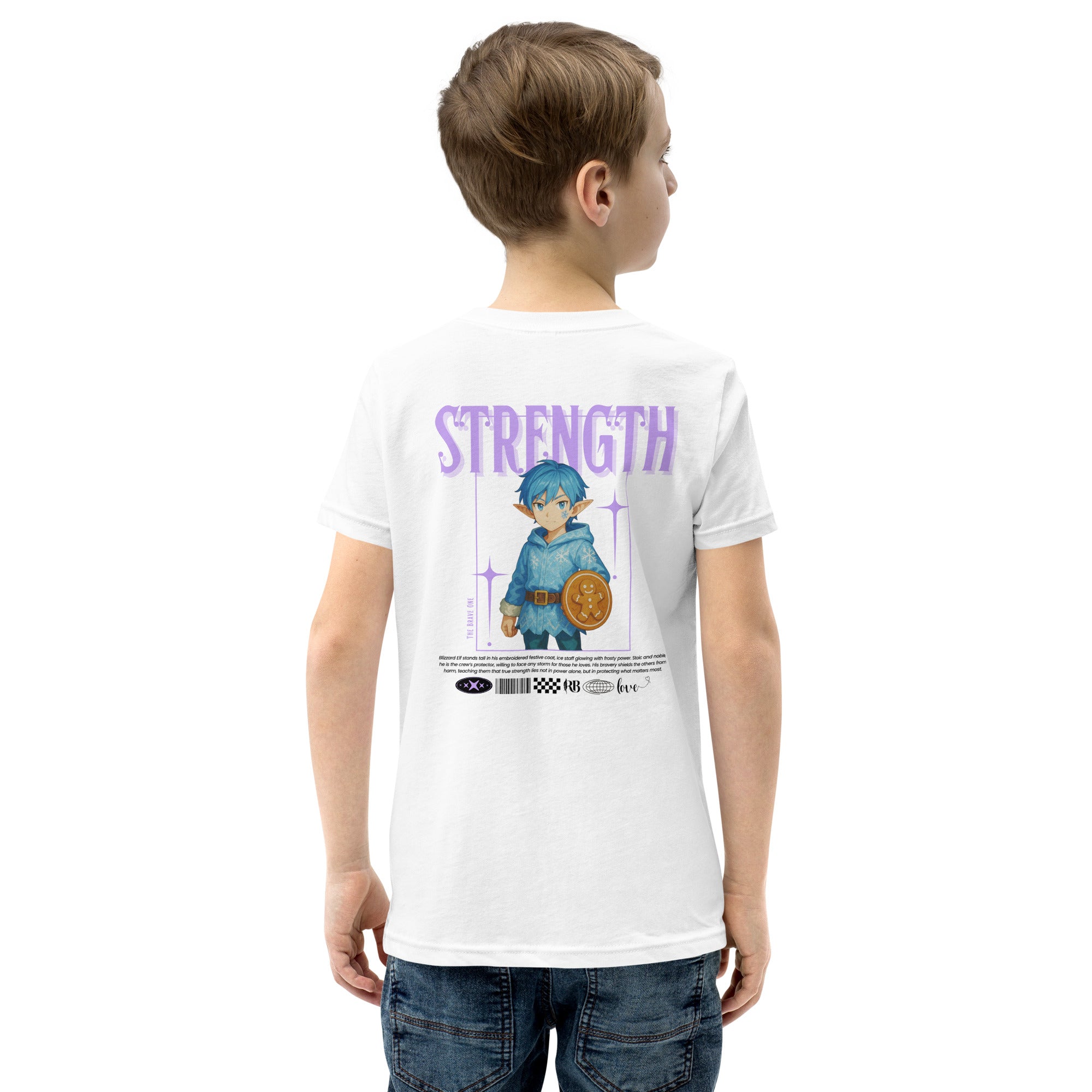 "Strength" | Youth Short Sleeve T-Shirt | Black | – RB Designa Co