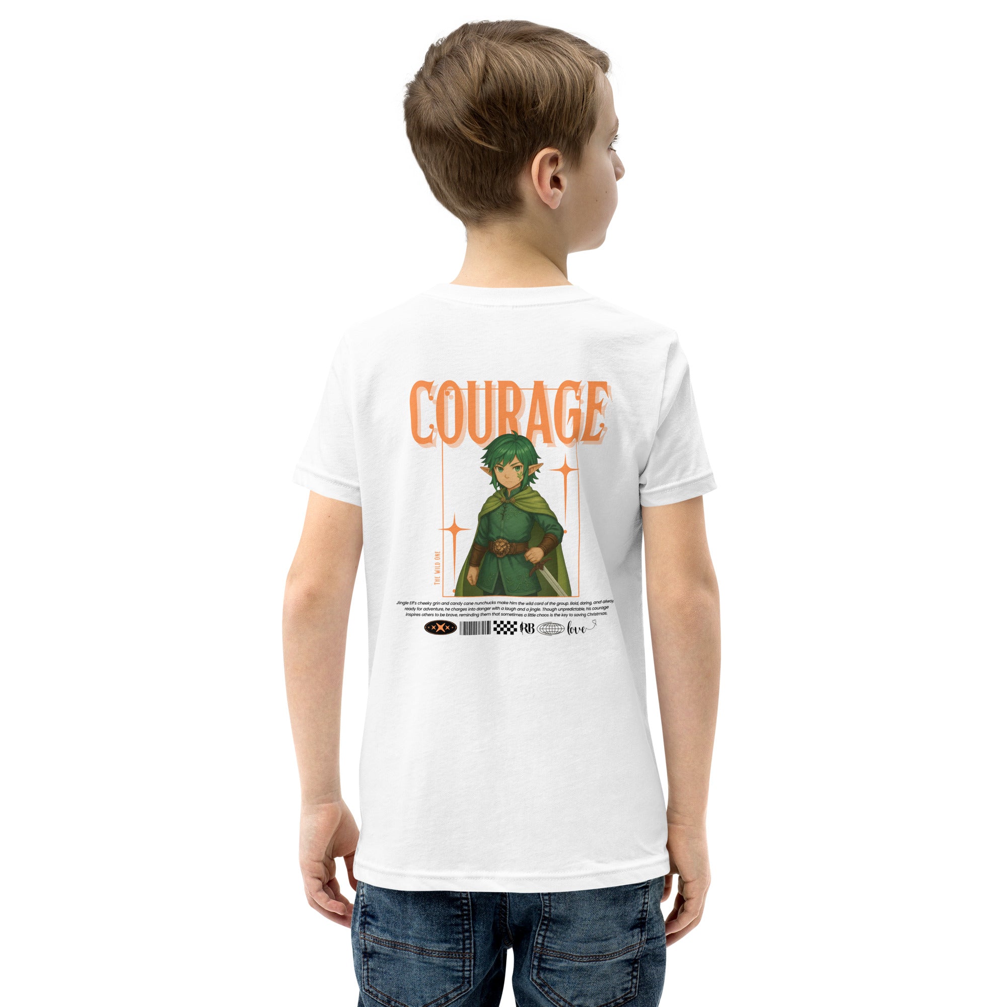 "Courage" | Youth Short Sleeve T-Shirt | Black | – RB Designa Co