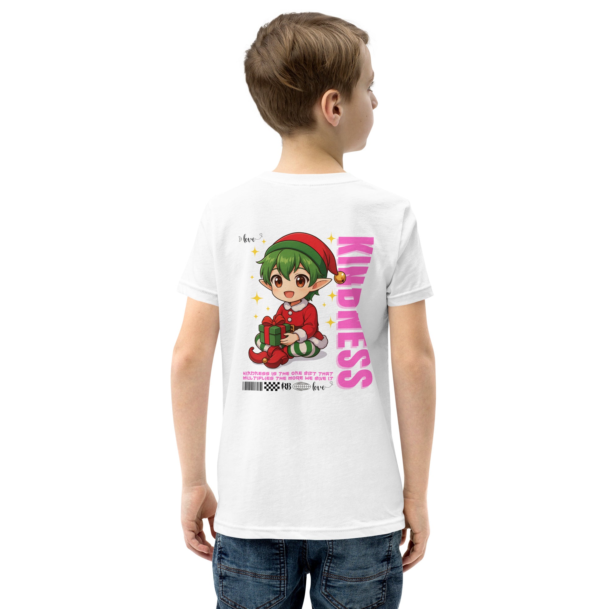 "Kindness" | Youth Short Sleeve T-Shirt | Black | – RB Designa Co