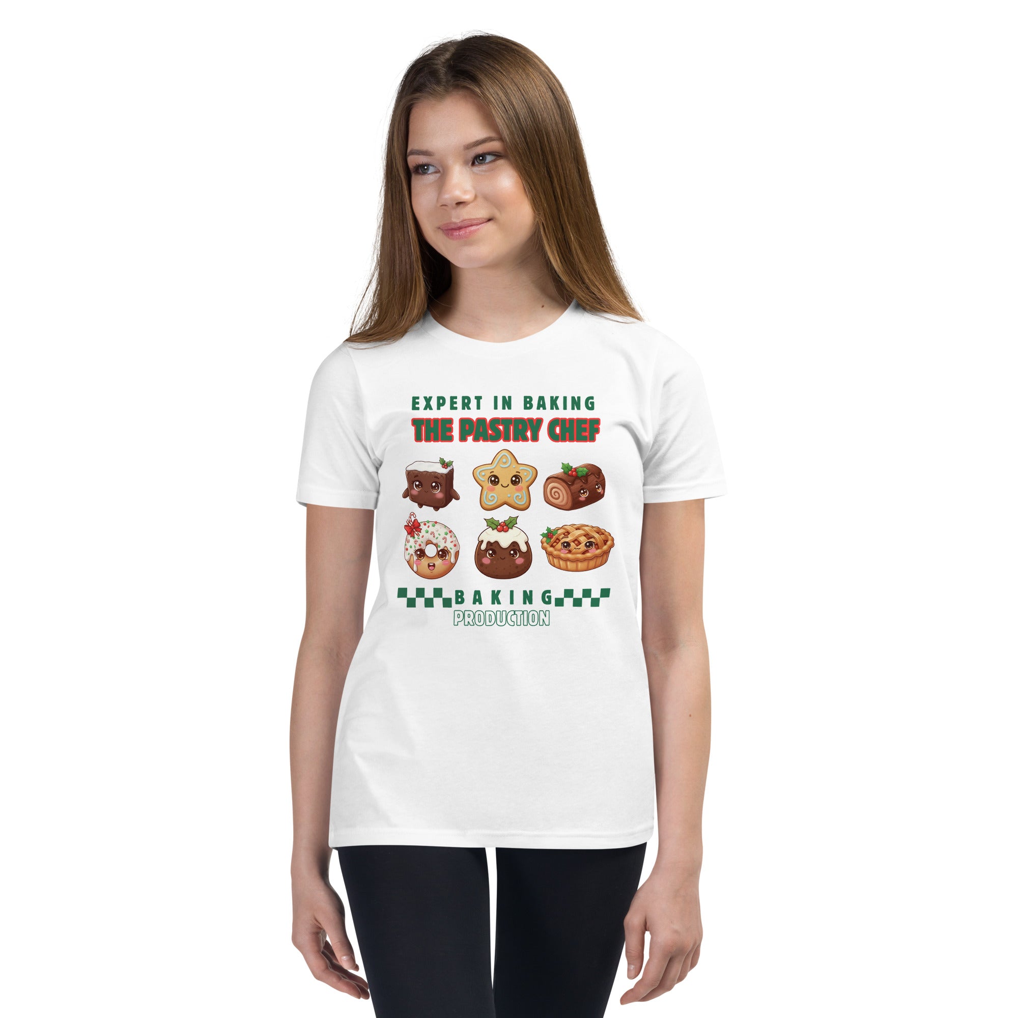 "Expert in Baking: The Pastry Chef..."- | Youth Short Sleeve T-Shirt | – RB Designa Co