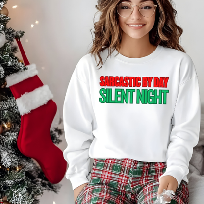 Sarcastic Silent Night Humbag Long Sleeves Shirt