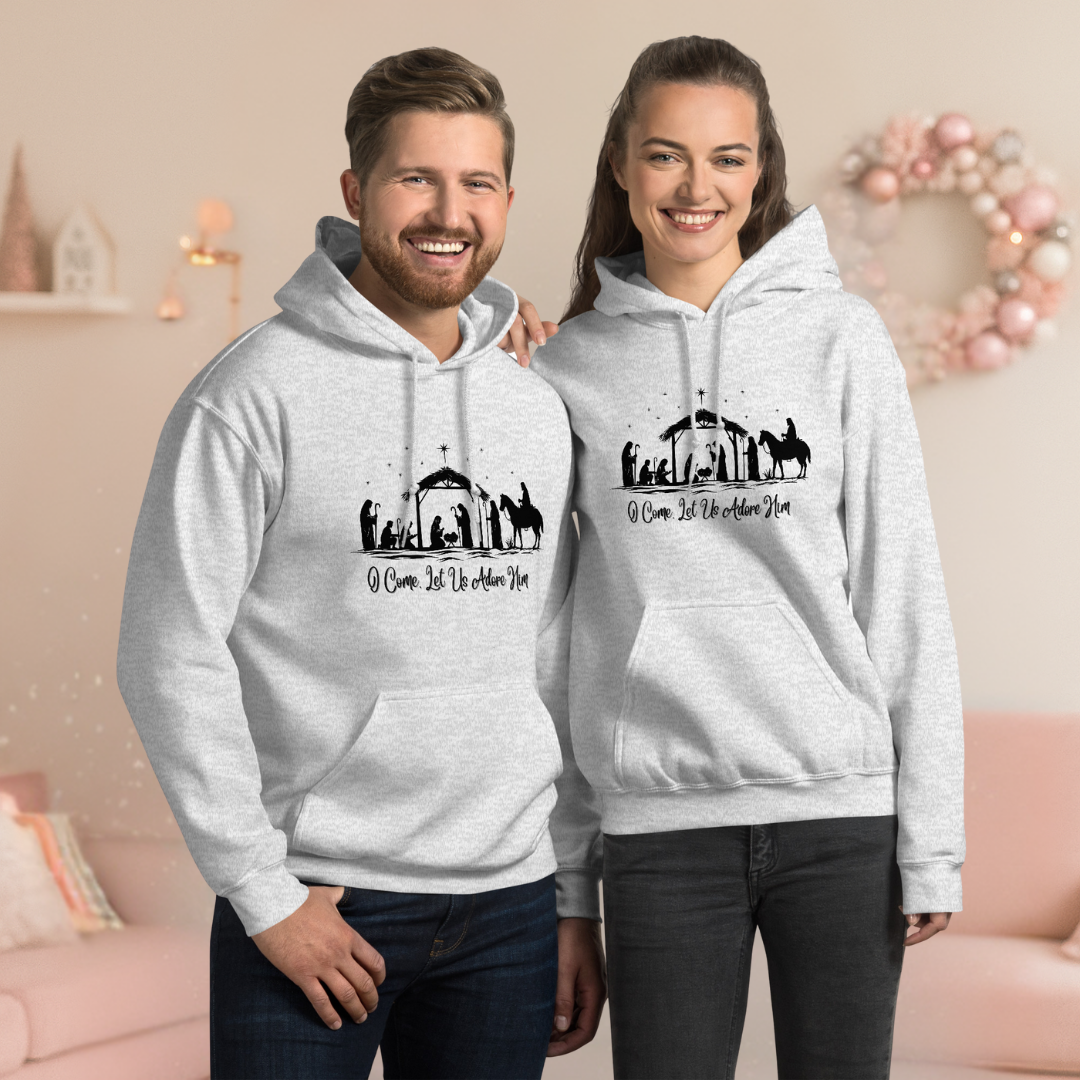 Adore Him Biblical Hoodie