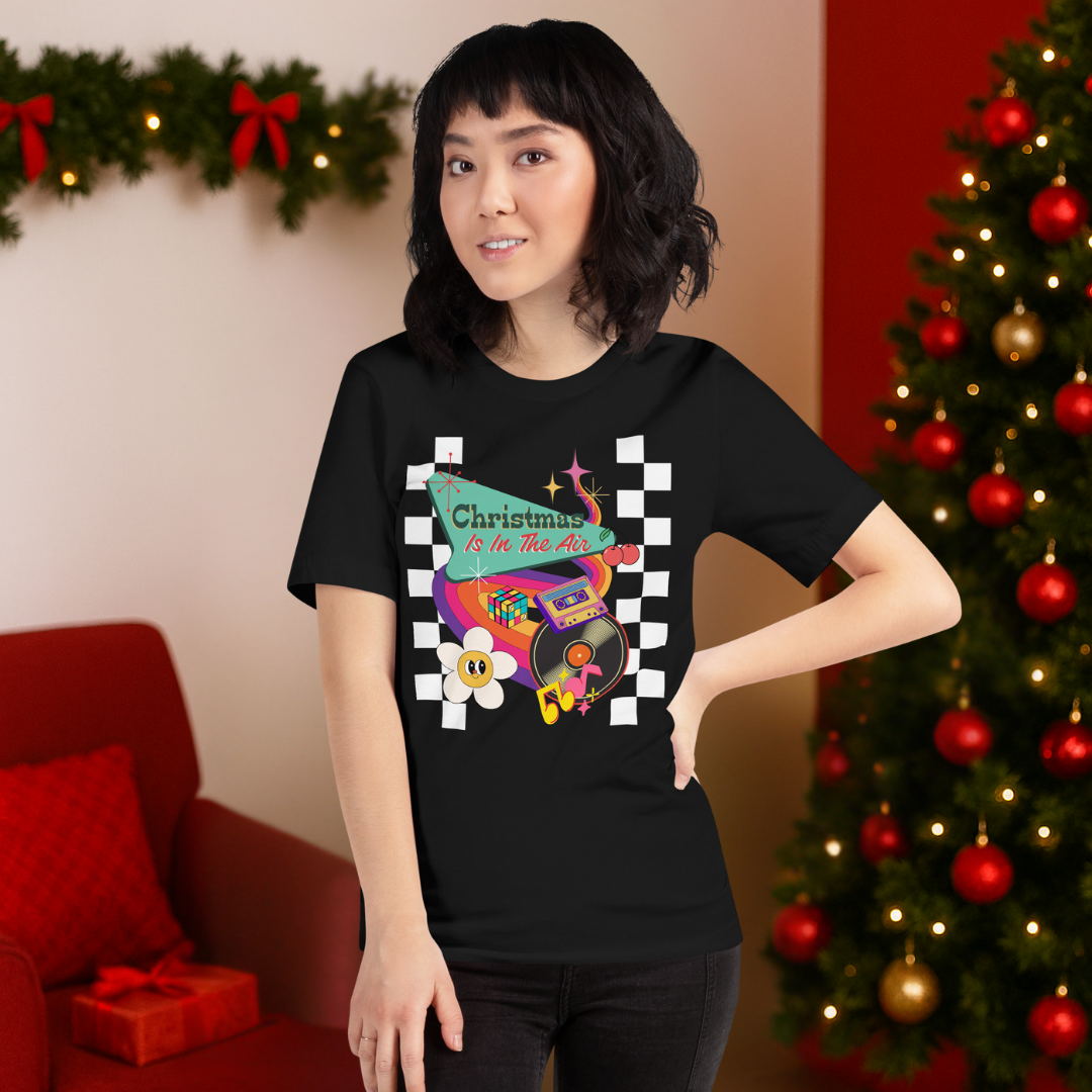 "Christmas is in the Air"- White | Adults t-shirt