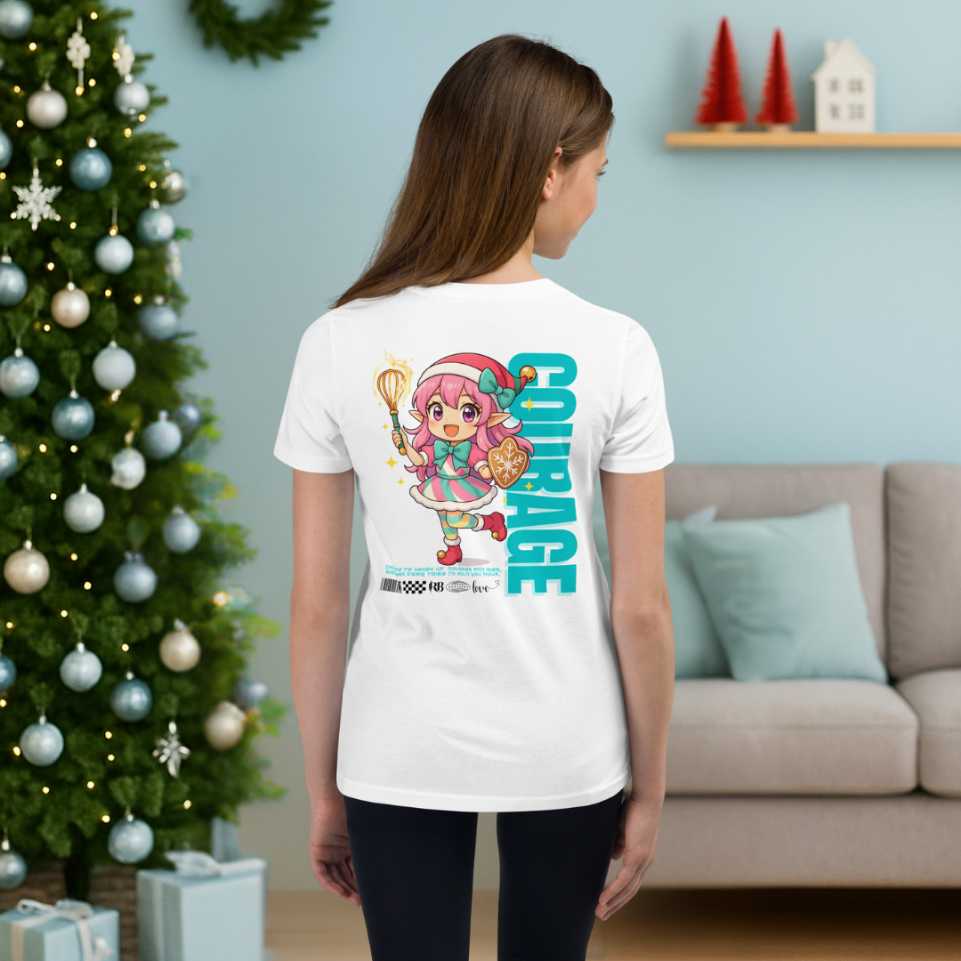 &quot;Courage&quot; | Youth Short Sleeve T-Shirt