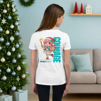 &quot;Courage&quot; | Youth Short Sleeve T-Shirt