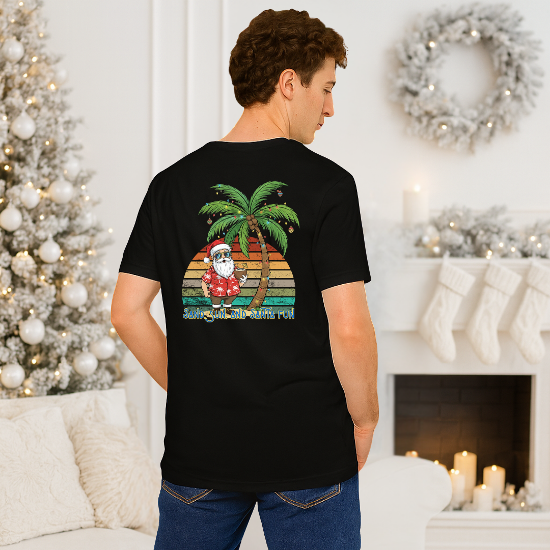 &quot;Sand, Sun and Santa Fun&quot; | Adults t-shirt