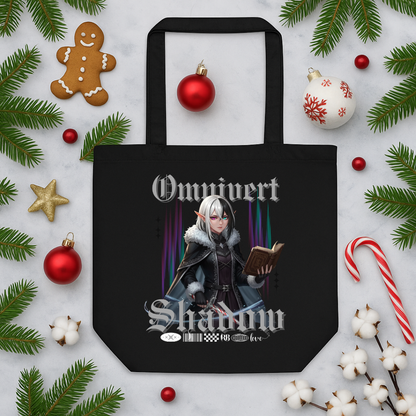 &quot;Omnivert Shadow&quot;- White | Eco Tote Bag