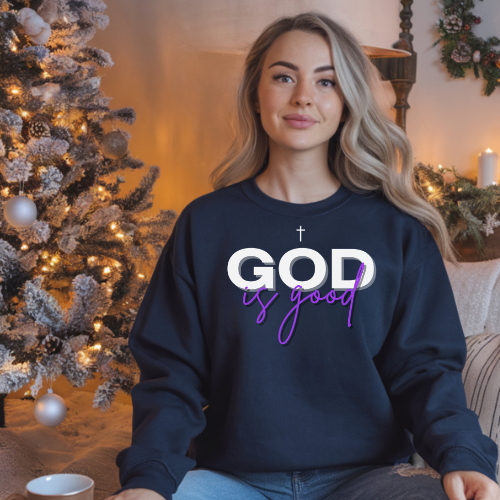 God Is Good White Biblical Long Sleeves Shirt