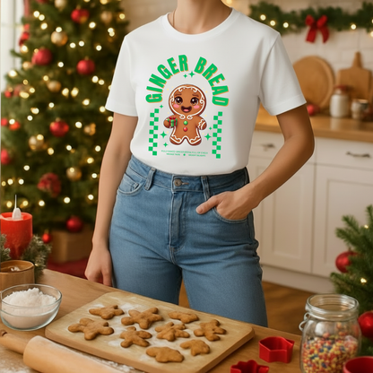 Gingerbread Joy- Green | Adults T-Shirt