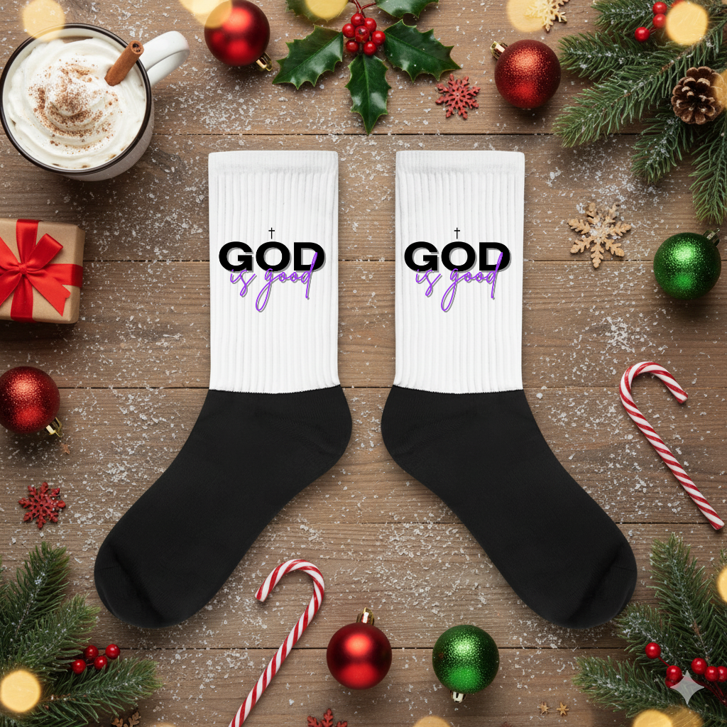 God Is Good Biblical Socks