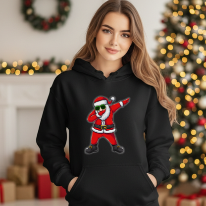 Dabbing Santa Teen Hoodie