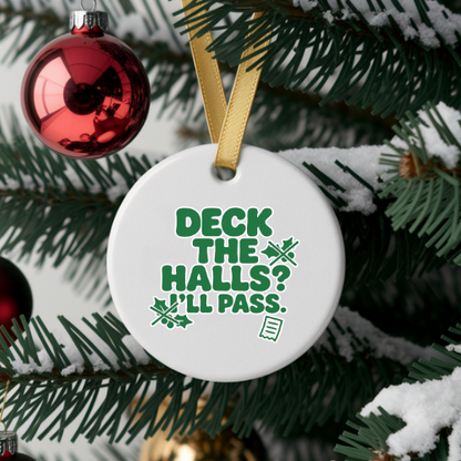 Deck The Halls Humbag Ornaments