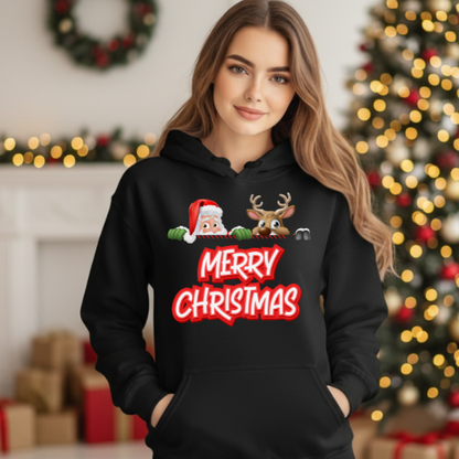 Peeking Crew Teen Hoodie