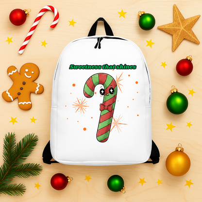 &quot;Sweetness That Shines&quot;- Black | Minimalist Backpack