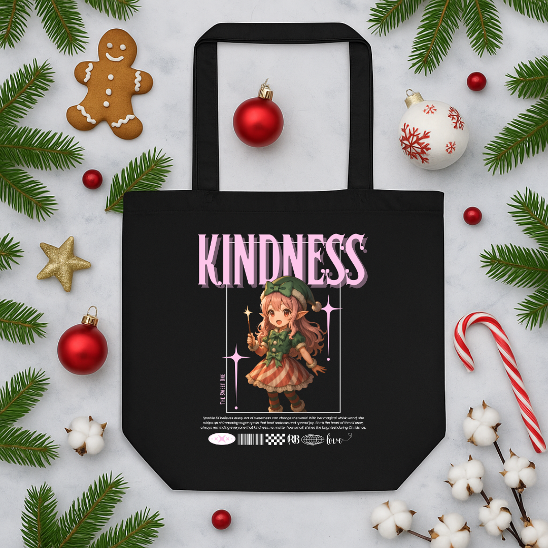 "Kindness"- White | Eco Tote Bag