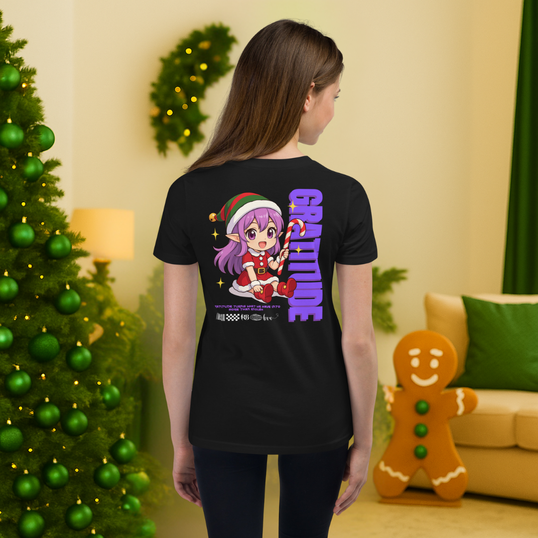 "Gratitude" | Youth Short Sleeve T-Shirt