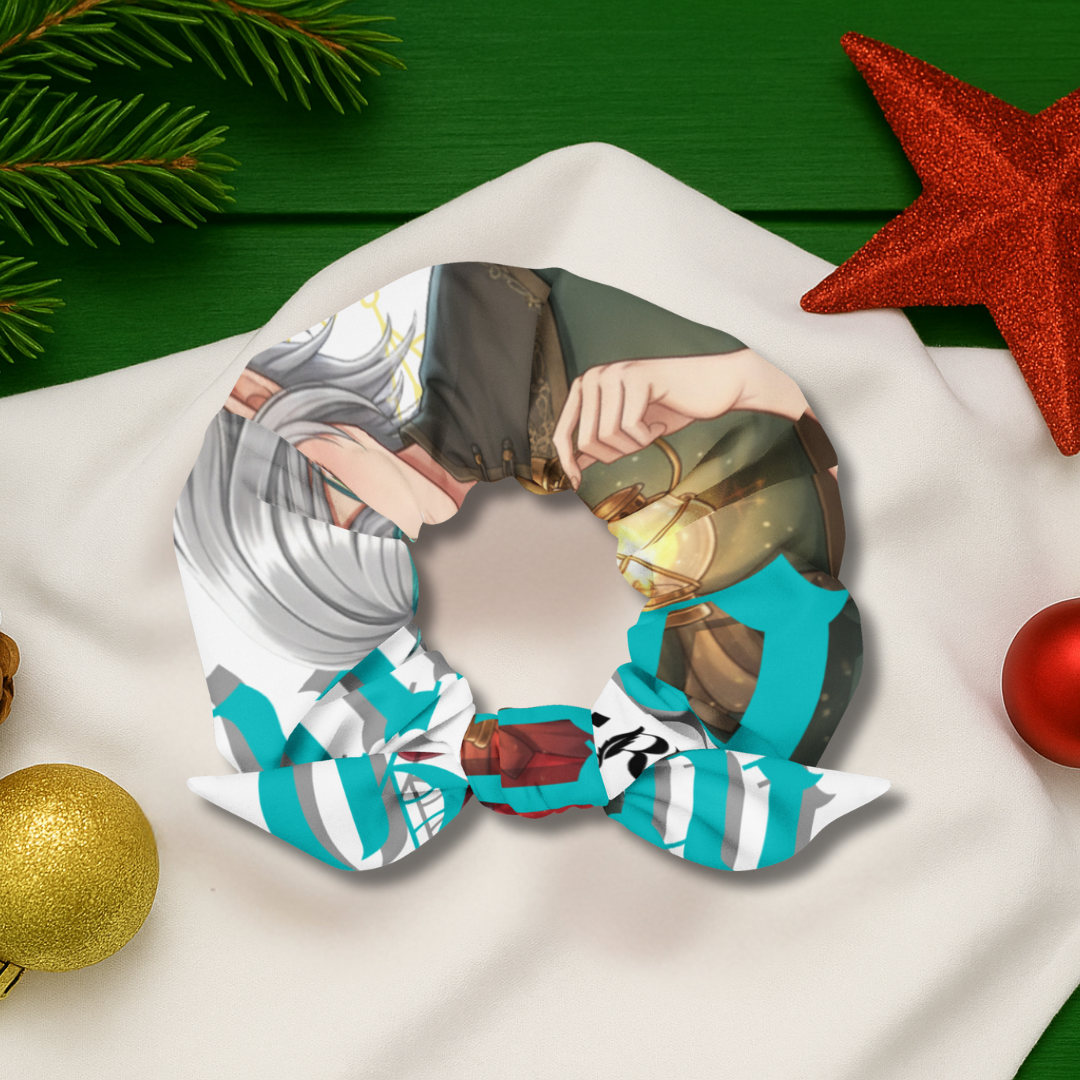 &quot;Ambivert Glow&quot;- Black | Scrunchie