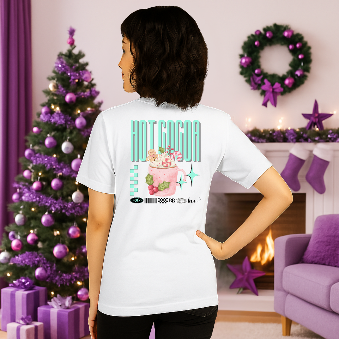 &quot;Hot Cocoa&quot;- Black | Adults t-shirt