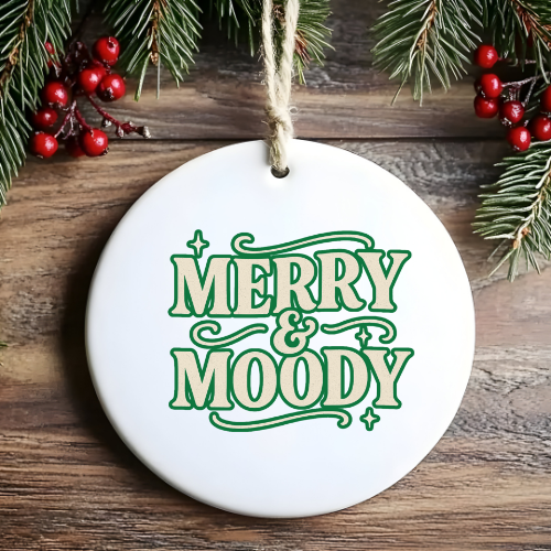 Merry Moody Teen Ornaments