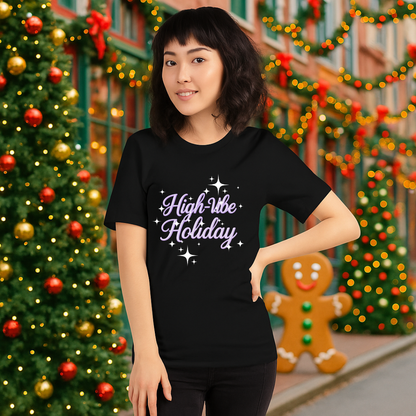 &quot;High- Vibe Holiday&quot;- White | Adults t-shirt