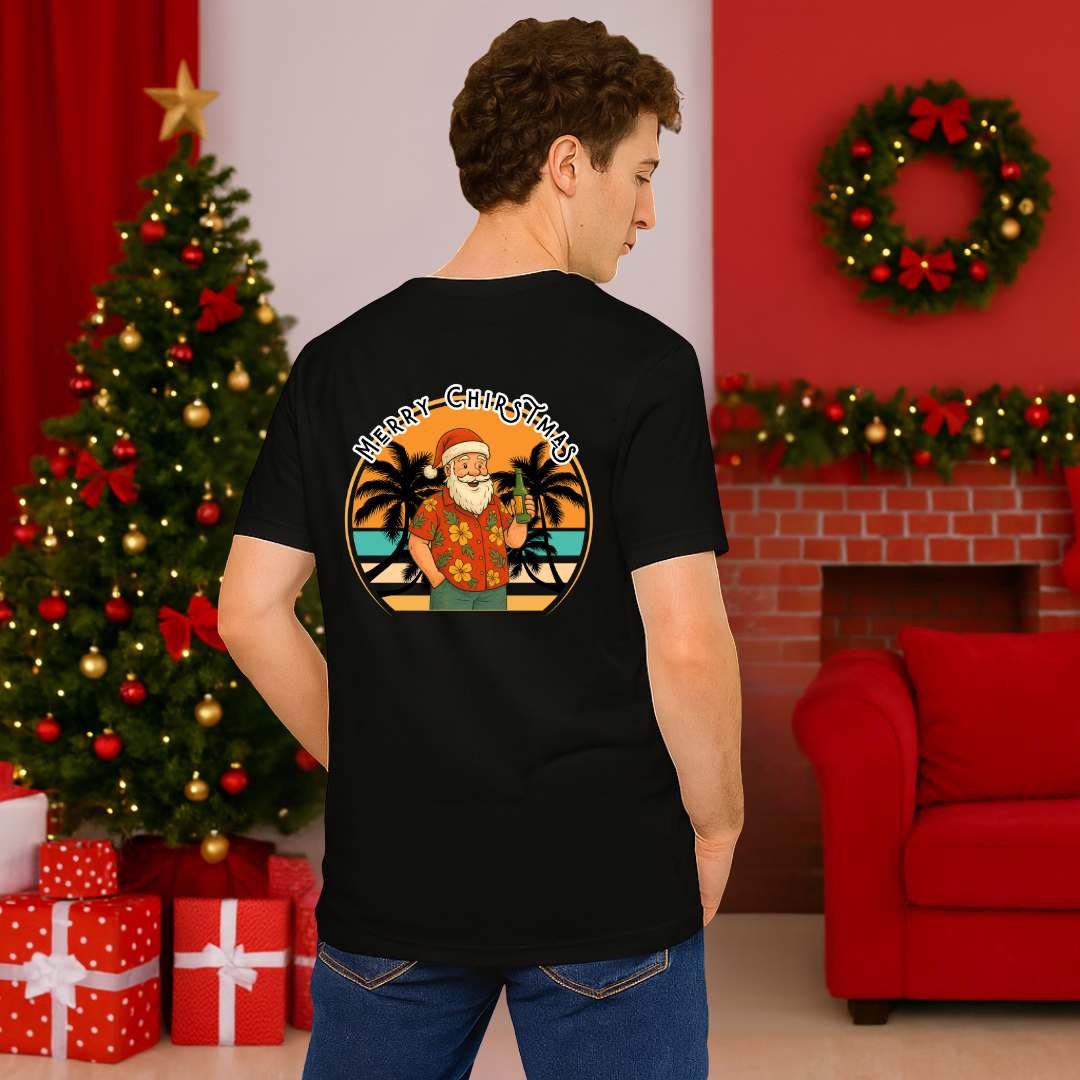 &quot;Merry Christmas&quot; Summer Santa | Adults t-shirt