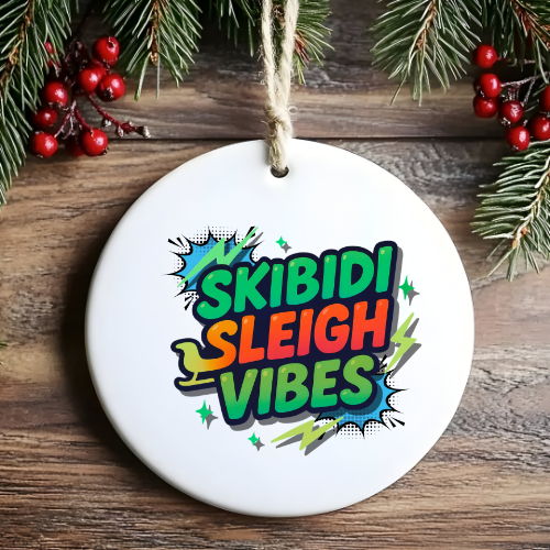 Skibidi Vibes Teen Ornaments